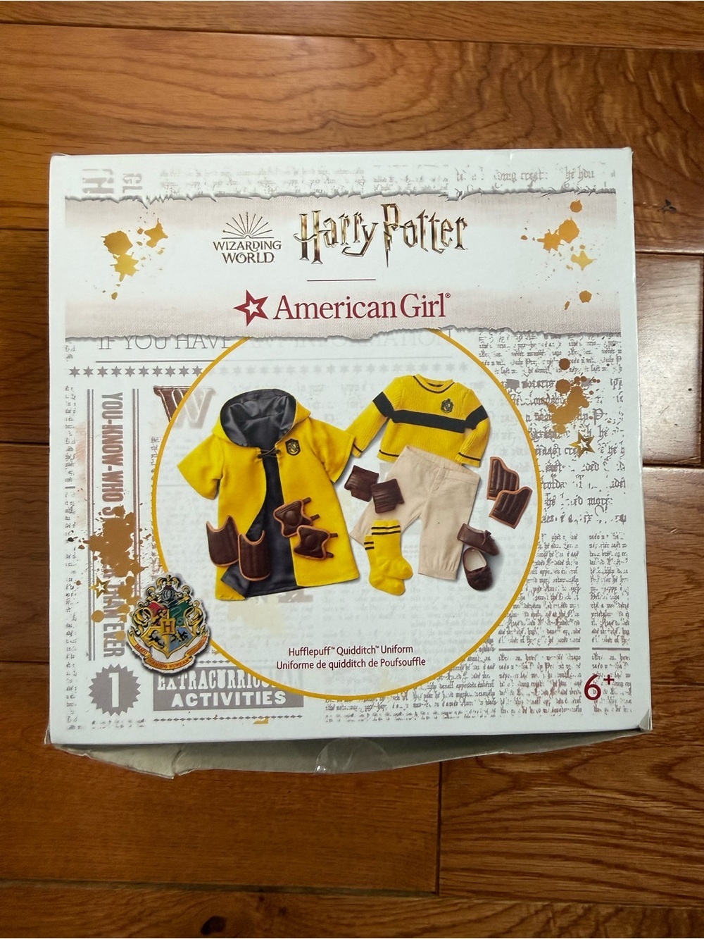 American Girl Harry Potter Hufflepuff Quidditch Outfit (Missing Pieces)